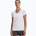 Maglietta da allenamento Under Armour Tech SSV da donna - Bianco pieno/argento metallico