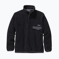 Patagonia felpa in pile da uomo Synch Snap-T P/O nero/grigio forge 7