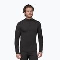Felpa uomo Patagonia Cap Thermal Weight Zip Neck nero