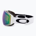 Oakley Flight Deck M bianco opaco/prizm snow jade iridium occhiali da sci 4