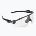 Occhiali da sole Oakley Radar EV Path in acciaio/chiaro e nero iridium fotocromatico