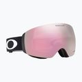 Oakley Flight Deck M nero opaco/prizm snow hi pink occhiali da sci