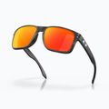 Occhiali da sole Oakley Holbrook nero opaco/prizm rubino 4