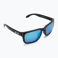 Occhiali da sole Oakley Holbrook nero opaco/zaffiro polarizzato