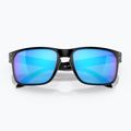 Occhiali da sole Oakley Holbrook nero opaco/zaffiro polarizzato 10