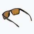 Occhiali da sole polarizzati Oakley Holbrook nero lucido/prizm rubino 2