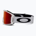 Oakley Line Miner M bianco opaco/prizm snow torch iridium occhiali da sci 4