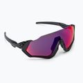 Occhiali da sole Oakley Flight Jacket nero opaco/prizm road