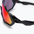 Occhiali da sole Oakley Flight Jacket nero opaco/prizm road 3