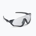 Occhiali da sole Oakley Flight Jacket acciaio/chiaro/nero fotocromatico