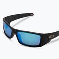 Occhiali da sole Oakley Gascan nero opaco/zaffiro polarizzato 5
