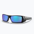 Occhiali da sole Oakley Gascan nero opaco/zaffiro polarizzato 6