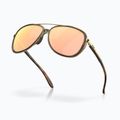 Occhiali da sole polarizzati Oakley Split Time marrone tartaruga oro/prizm oro rosa 4