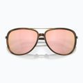 Occhiali da sole polarizzati Oakley Split Time marrone tartaruga oro/prizm oro rosa 5