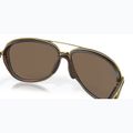 Occhiali da sole polarizzati Oakley Split Time marrone tartaruga oro/prizm oro rosa 7