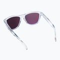 Occhiali da sole Oakley Frogskins lucidati chiari/viola di Przm 2