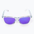 Occhiali da sole Oakley Frogskins lucidati chiari/viola di Przm 3