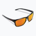 Occhiali da sole polarizzati Oakley Sylas black ink/prizm ruby