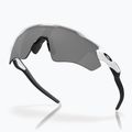 Occhiali da sole polarizzati Oakley Radar EV Path bianco lucido/nero prizm 4