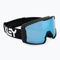 Oakley Line Miner M factory pilot nero/prizm snow sapphire iridium occhiali da sci