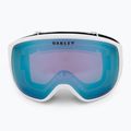 Occhiali da sci Oakley Flight Tracker M bianco opaco/prizm neve zaffiro iride 2