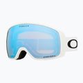 Occhiali da sci Oakley Flight Tracker M bianco opaco/prizm neve zaffiro iride 5