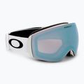 Occhiali da sci Oakley Flight Deck M bianco opaco/prizm snow sapphire iridium