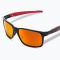 Occhiali da sole polarizzati Oakley Portal X nero lucido/prizm rubino 5