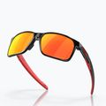 Occhiali da sole polarizzati Oakley Portal X nero lucido/prizm rubino 9