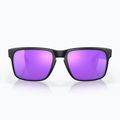 Occhiali da sole Oakley Holbrook nero opaco/viola di Przm 2