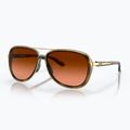 Occhiali da sole Oakley Split Time marrone tartaruga/prizm marrone sfumato da donna 6