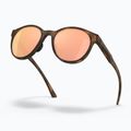 Occhiali da sole Oakley Spindrift tartaruga marrone opaco/prizm oro rosa 4