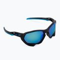 Occhiali da sole Oakley Plazma nero opaco/zaffiro polar