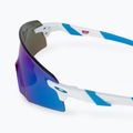 Occhiali da sole Oakley Encoder bianco lucido/prisma zaffiro 4