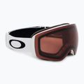 Occhiali da sci Oakley Flight Deck M bianco opaco/prizm granata