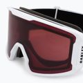 Occhiali da sci Oakley Line Miner L bianco opaco/prizm granato 5