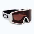 Occhiali da sci Oakley Line Miner M bianco opaco/prizm granata