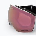 Occhiali da sci Oakley Flight Deck L bianco opaco/primo oro rosa iridium 5