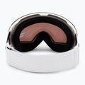 Occhiali da sci Oakley Flight Deck M bianco opaco/primo oro rosa iridium 3