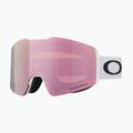 Occhiali da sci Oakley Fall Line M bianco opaco/prizm oro rosa 5