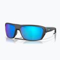 Occhiali da sole Oakley Split Shot nero opaco/zaffiro polarizzato 10