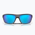 Occhiali da sole Oakley Split Shot nero opaco/zaffiro polarizzato 9