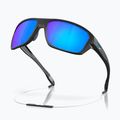 Occhiali da sole Oakley Split Shot nero opaco/zaffiro polarizzato 11
