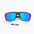 Occhiali da sole Oakley Split Shot nero opaco/zaffiro polarizzato 12