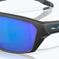 Occhiali da sole Oakley Split Shot nero opaco/zaffiro polarizzato 8