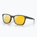 Occhiali da sole Oakley Ojector nero opaco/prizm 24k polarizzati 6