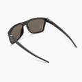 Occhiali da sole Oakley Leffingwell in inchiostro nero opaco/prizm black fleece 2