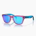 Occhiali da sole Oakley Frogskins XXS rosa acido/zaffiro per bambini