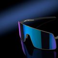 Occhiali da sole Oakley Sutro Ti satin lead/prizm sapphire 10
