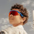 Occhiali da sole per bambini Oakley Resistor sky blue/prizm ruby 13